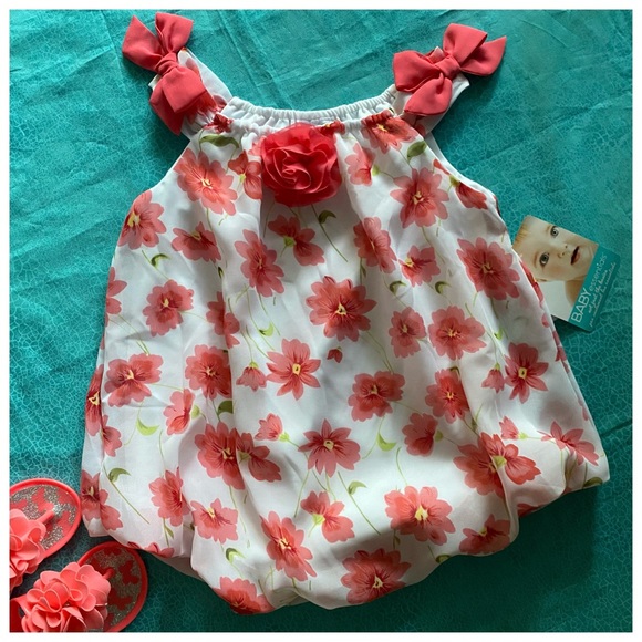 Baby Essentials floral romper 12 months size - Picture 6 of 8